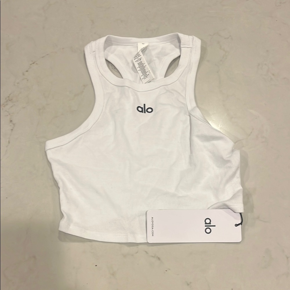 ALO Yoga White Women's Crop Top